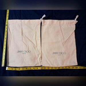 2 Jimmy Choo dust bags